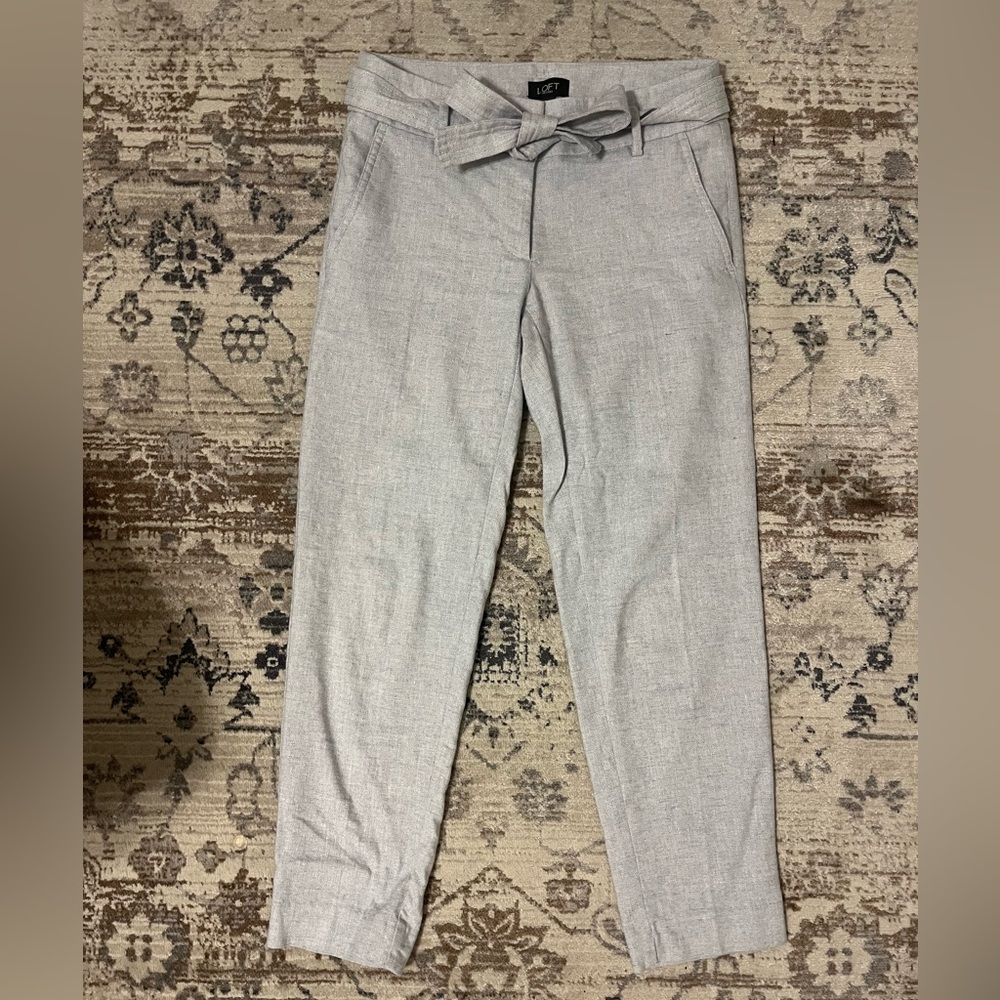 Loft cropped pants